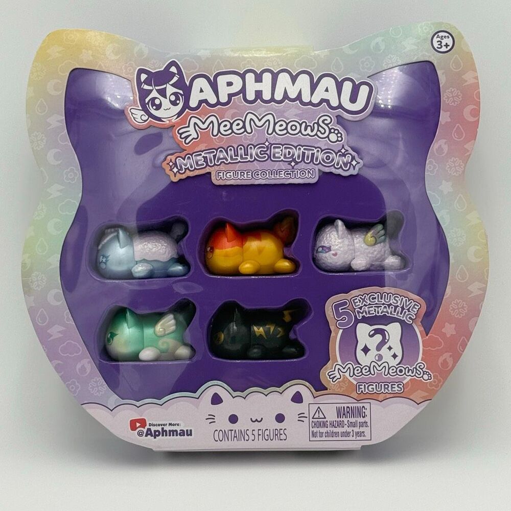Aphmau MeeOws Metallic Edition Lot of 5 Characters Figurines New in Box